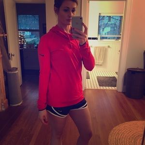 Pink Nike Dri-fit Thermal Hoodie Size M